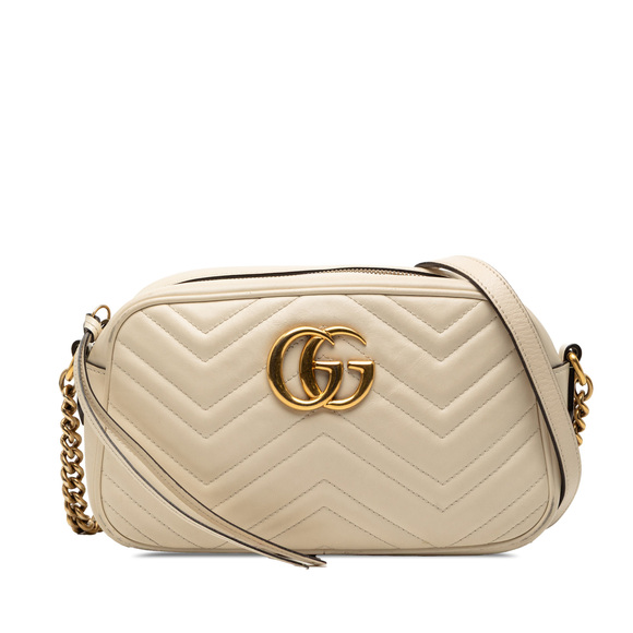 Pre-Loved Gucci Small GG Marmont Matelasse Leather Crossbody - Picture 1 of 7